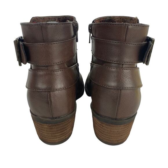 B.O.C. LYDIA BACK BELT COMFORT BOOTIE IN BROWN NWOB WOMEN'S SIZE 9.5M - Picture 9 of 13